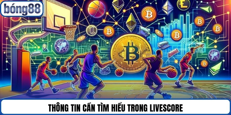 Thông tin cần tìm hiểu trong livescore