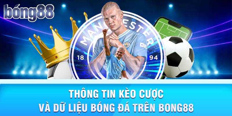 Thông tin kèo cược và dữ liệu bóng đá trên Bong88